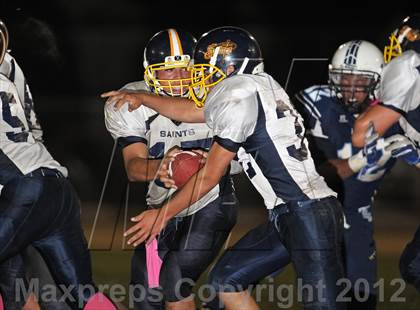 Thumbnail 1 in Crean Lutheran vs. St. Genevieve photogallery.