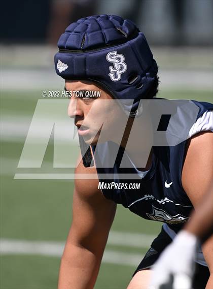 Thumbnail 2 in Oaks Christian vs. St. John Bosco (Brave 8 Invitational) photogallery.