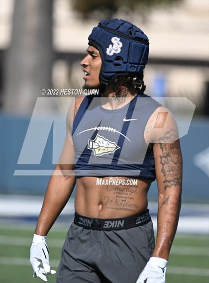 Thumbnail 3 in Oaks Christian vs. St. John Bosco (Brave 8 Invitational) photogallery.