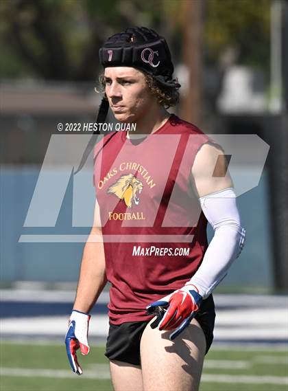 Thumbnail 3 in Oaks Christian vs. St. John Bosco (Brave 8 Invitational) photogallery.