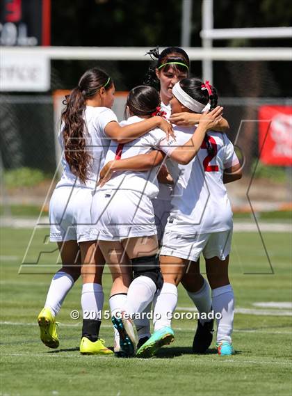 Thumbnail 2 in Manteca vs East Union (CIF-SJS D3 Final) photogallery.