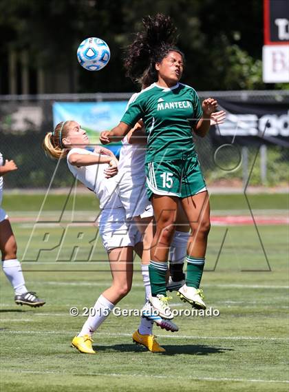 Thumbnail 3 in Manteca vs East Union (CIF-SJS D3 Final) photogallery.