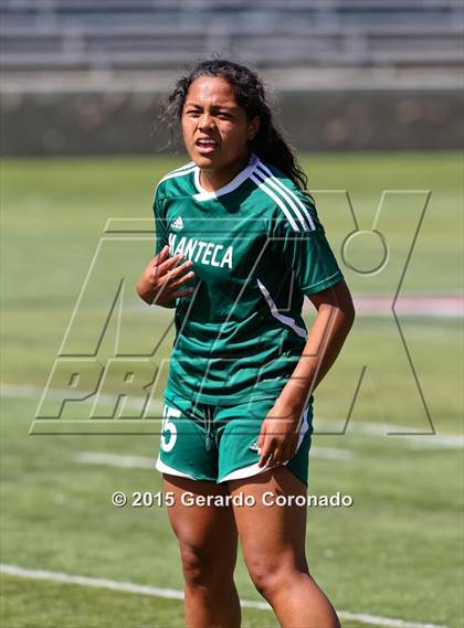 Thumbnail 3 in Manteca vs East Union (CIF-SJS D3 Final) photogallery.