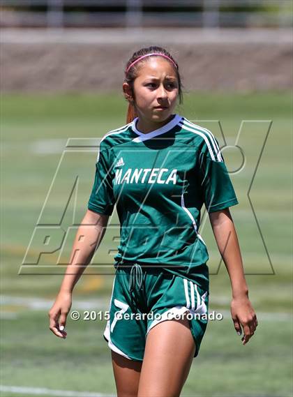 Thumbnail 3 in Manteca vs East Union (CIF-SJS D3 Final) photogallery.