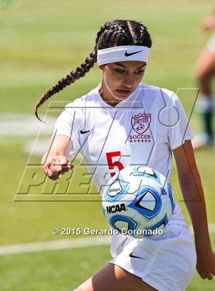 Thumbnail 3 in Manteca vs East Union (CIF-SJS D3 Final) photogallery.