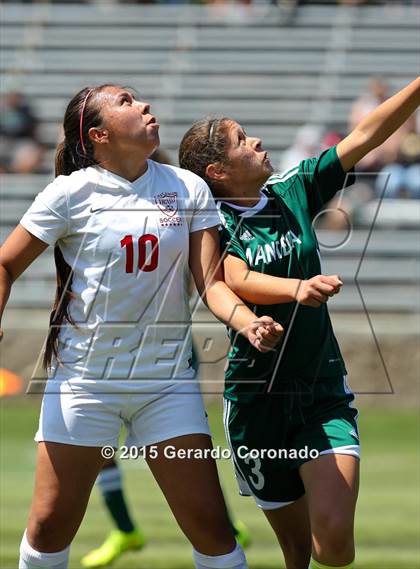 Thumbnail 2 in Manteca vs East Union (CIF-SJS D3 Final) photogallery.