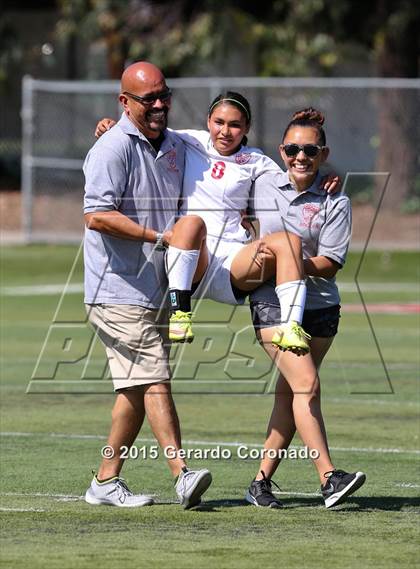 Thumbnail 2 in Manteca vs East Union (CIF-SJS D3 Final) photogallery.
