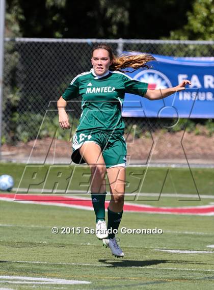 Thumbnail 2 in Manteca vs East Union (CIF-SJS D3 Final) photogallery.