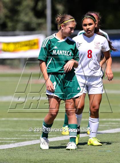 Thumbnail 1 in Manteca vs East Union (CIF-SJS D3 Final) photogallery.