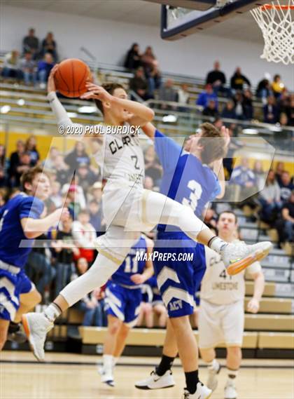 Thumbnail 3 in Allegheny-Clarion Valley vs. Clarion-Limestone (District IX 1A Consolation) photogallery.