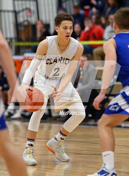Thumbnail 2 in Allegheny-Clarion Valley vs. Clarion-Limestone (District IX 1A Consolation) photogallery.