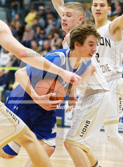 Thumbnail 3 in Allegheny-Clarion Valley vs. Clarion-Limestone (District IX 1A Consolation) photogallery.