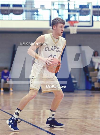 Thumbnail 1 in Allegheny-Clarion Valley vs. Clarion-Limestone (District IX 1A Consolation) photogallery.