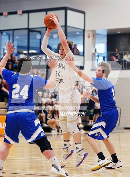 Thumbnail 1 in Allegheny-Clarion Valley vs. Clarion-Limestone (District IX 1A Consolation) photogallery.