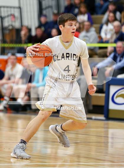 Thumbnail 2 in Allegheny-Clarion Valley vs. Clarion-Limestone (District IX 1A Consolation) photogallery.