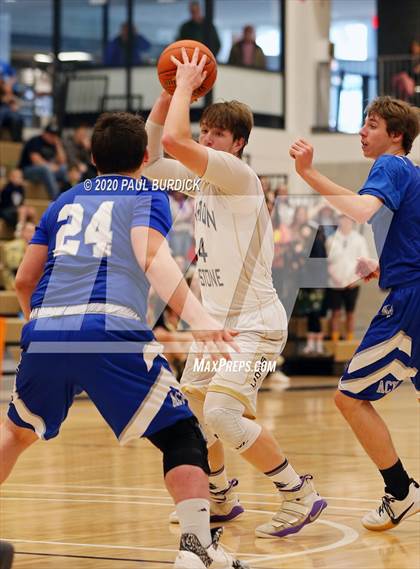 Thumbnail 3 in Allegheny-Clarion Valley vs. Clarion-Limestone (District IX 1A Consolation) photogallery.