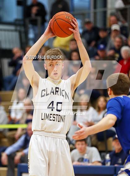 Thumbnail 3 in Allegheny-Clarion Valley vs. Clarion-Limestone (District IX 1A Consolation) photogallery.
