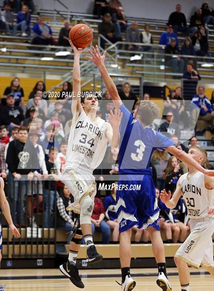 Thumbnail 1 in Allegheny-Clarion Valley vs. Clarion-Limestone (District IX 1A Consolation) photogallery.