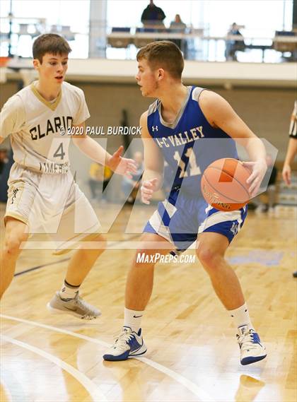 Thumbnail 3 in Allegheny-Clarion Valley vs. Clarion-Limestone (District IX 1A Consolation) photogallery.