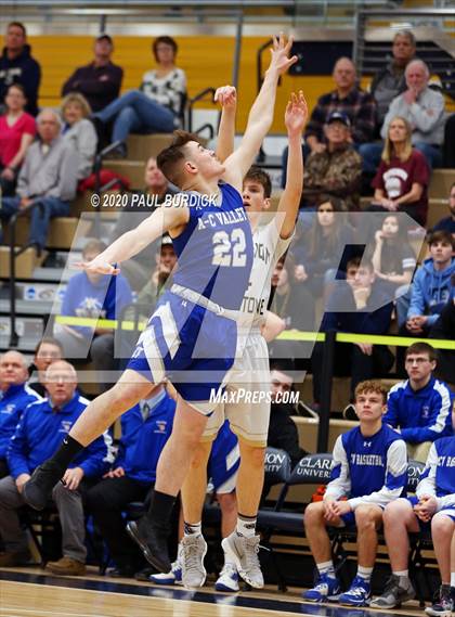 Thumbnail 2 in Allegheny-Clarion Valley vs. Clarion-Limestone (District IX 1A Consolation) photogallery.