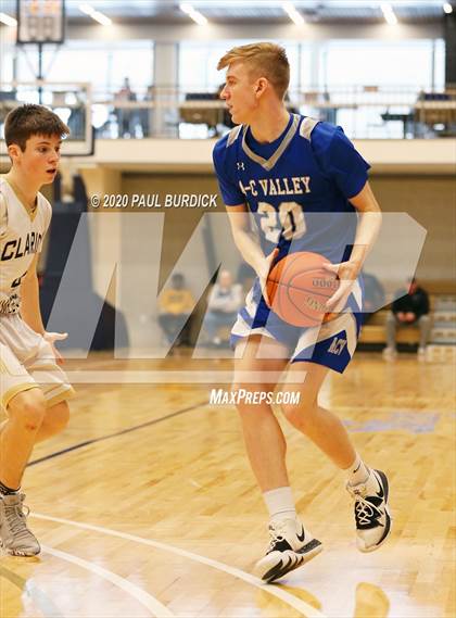Thumbnail 1 in Allegheny-Clarion Valley vs. Clarion-Limestone (District IX 1A Consolation) photogallery.