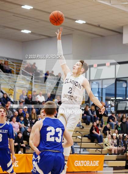 Thumbnail 1 in Allegheny-Clarion Valley vs. Clarion-Limestone (District IX 1A Consolation) photogallery.