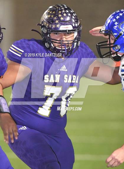 Thumbnail 1 in San Saba vs. Rivercrest (UIL 2A Division 1 Region 2 Semifinal) photogallery.