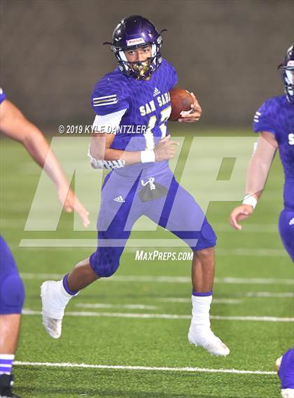 Thumbnail 1 in San Saba vs. Rivercrest (UIL 2A Division 1 Region 2 Semifinal) photogallery.