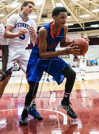 Thumbnail 3 in Bishop O'Connell vs. Rainier Beach (Spalding Hoophall Classic) photogallery.