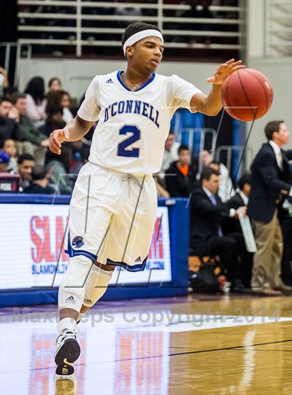 Thumbnail 3 in Bishop O'Connell vs. Rainier Beach (Spalding Hoophall Classic) photogallery.
