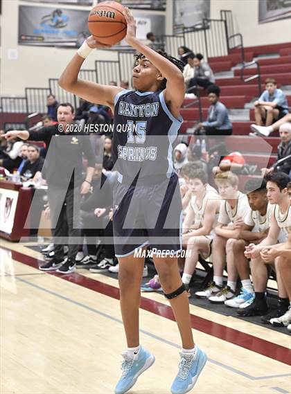 Thumbnail 2 in Oak Park vs. Canyon Springs (Rancho Mirage Holiday Invitational) photogallery.