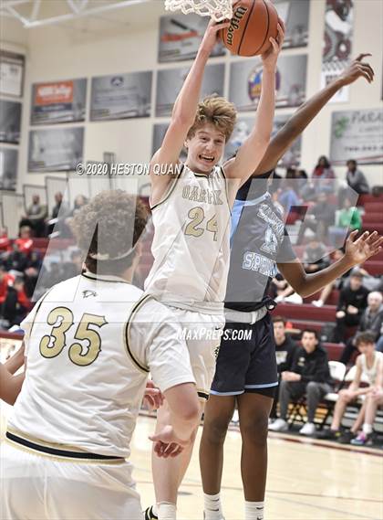 Thumbnail 2 in Oak Park vs. Canyon Springs (Rancho Mirage Holiday Invitational) photogallery.