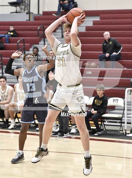 Thumbnail 1 in Oak Park vs. Canyon Springs (Rancho Mirage Holiday Invitational) photogallery.