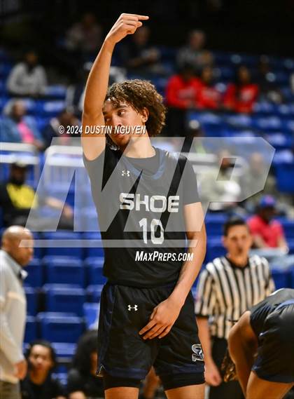 Thumbnail 1 in Shoemaker vs. Fort Bend Marshall (UIL Basketball 5A Region III Semifinal) photogallery.