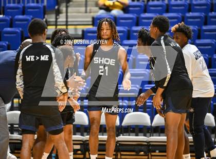 Thumbnail 1 in Shoemaker vs. Fort Bend Marshall (UIL Basketball 5A Region III Semifinal) photogallery.