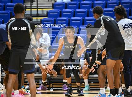 Thumbnail 3 in Shoemaker vs. Fort Bend Marshall (UIL Basketball 5A Region III Semifinal) photogallery.