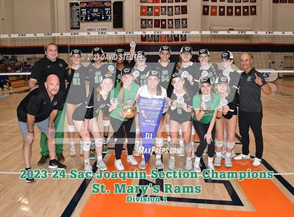 Thumbnail 3 in Rocklin vs. St. Mary's (CIF SJS D1 Final) photogallery.