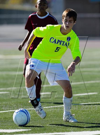 Thumbnail 1 in Capital Christian vs. Encina Prep (CIF SJS D6 Final) photogallery.