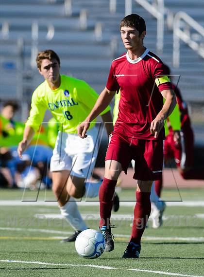 Thumbnail 3 in Capital Christian vs. Encina Prep (CIF SJS D6 Final) photogallery.