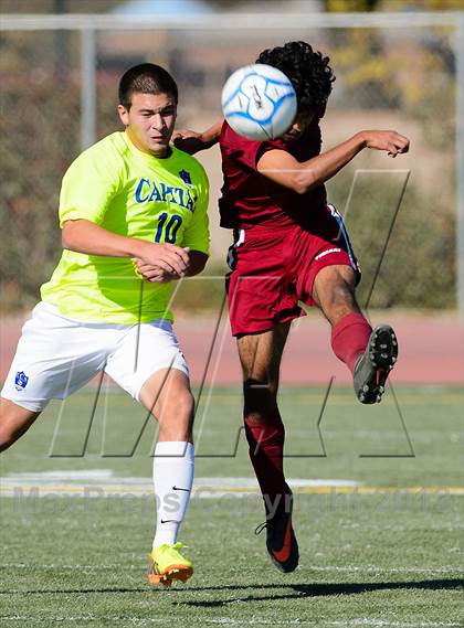 Thumbnail 2 in Capital Christian vs. Encina Prep (CIF SJS D6 Final) photogallery.