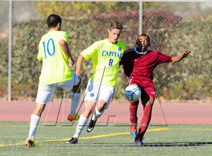 Thumbnail 2 in Capital Christian vs. Encina Prep (CIF SJS D6 Final) photogallery.