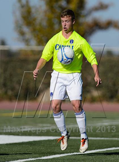 Thumbnail 2 in Capital Christian vs. Encina Prep (CIF SJS D6 Final) photogallery.