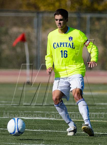 Thumbnail 1 in Capital Christian vs. Encina Prep (CIF SJS D6 Final) photogallery.