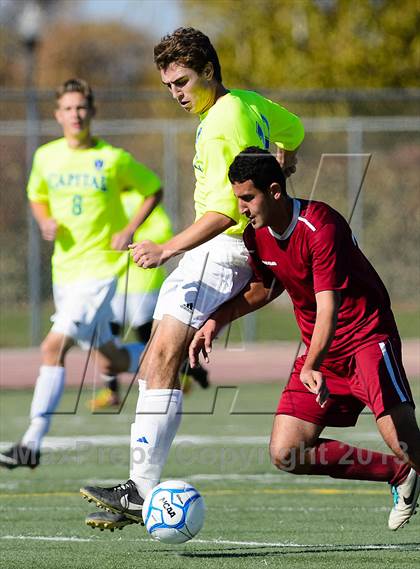 Thumbnail 3 in Capital Christian vs. Encina Prep (CIF SJS D6 Final) photogallery.