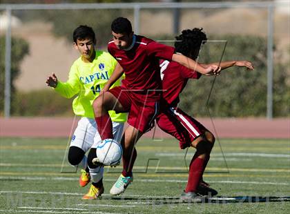 Thumbnail 1 in Capital Christian vs. Encina Prep (CIF SJS D6 Final) photogallery.