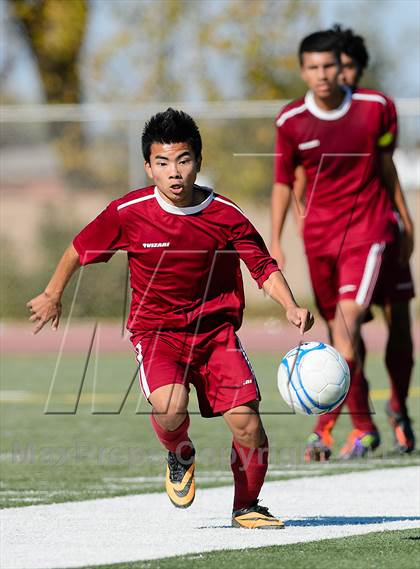 Thumbnail 3 in Capital Christian vs. Encina Prep (CIF SJS D6 Final) photogallery.