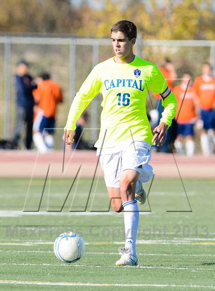 Thumbnail 1 in Capital Christian vs. Encina Prep (CIF SJS D6 Final) photogallery.