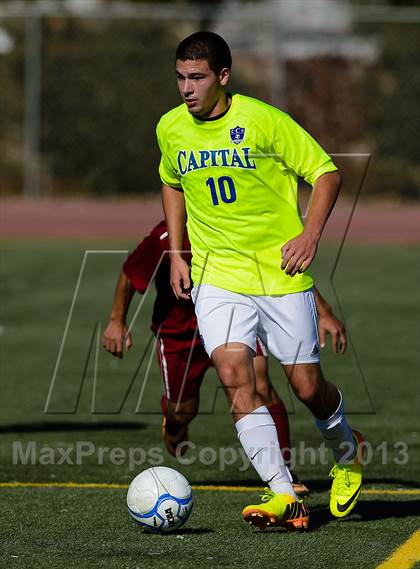 Thumbnail 1 in Capital Christian vs. Encina Prep (CIF SJS D6 Final) photogallery.
