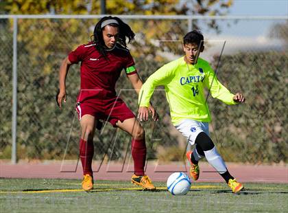 Thumbnail 1 in Capital Christian vs. Encina Prep (CIF SJS D6 Final) photogallery.