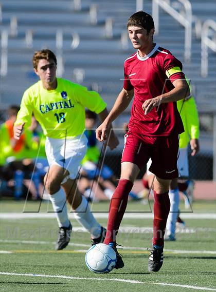 Thumbnail 1 in Capital Christian vs. Encina Prep (CIF SJS D6 Final) photogallery.